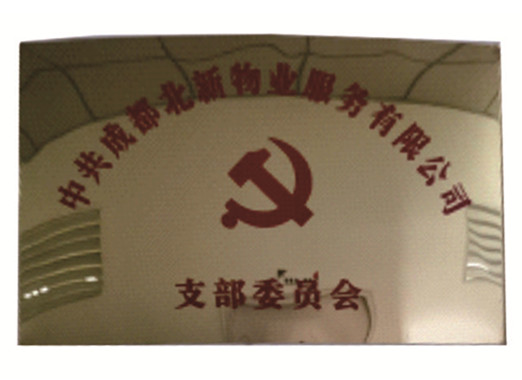 成立北新物业党支部